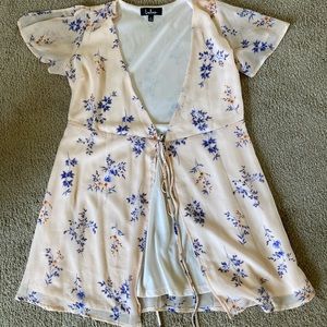 Lulu’s Floral Wrap Dress